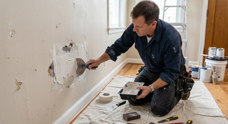 Drywall Repair Services A Handyman Can Complete In One Visit