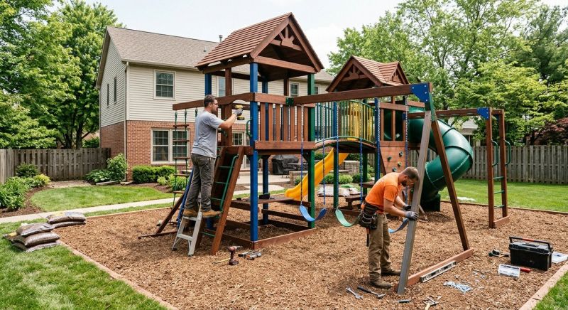Safety Considerations For Backyard Playground Installation