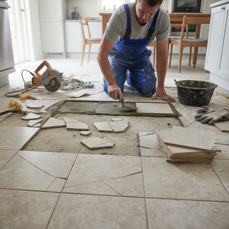 Tile Repair And Replacement For Floors And Backsplashes